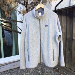 Patagonia Better Sweater Full Zip Fleece Jacket Gray Mens XXL 25526